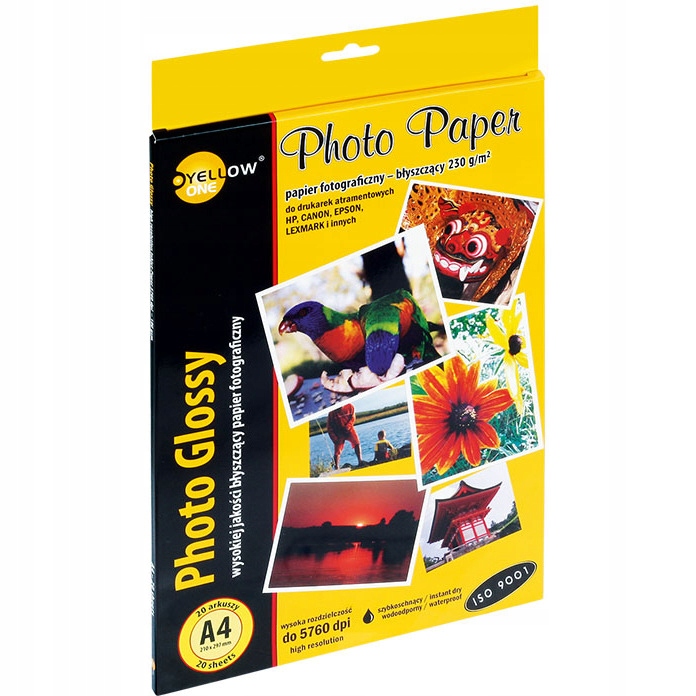 Fotópapír Yellow One A4 230g Csillogó (20)
