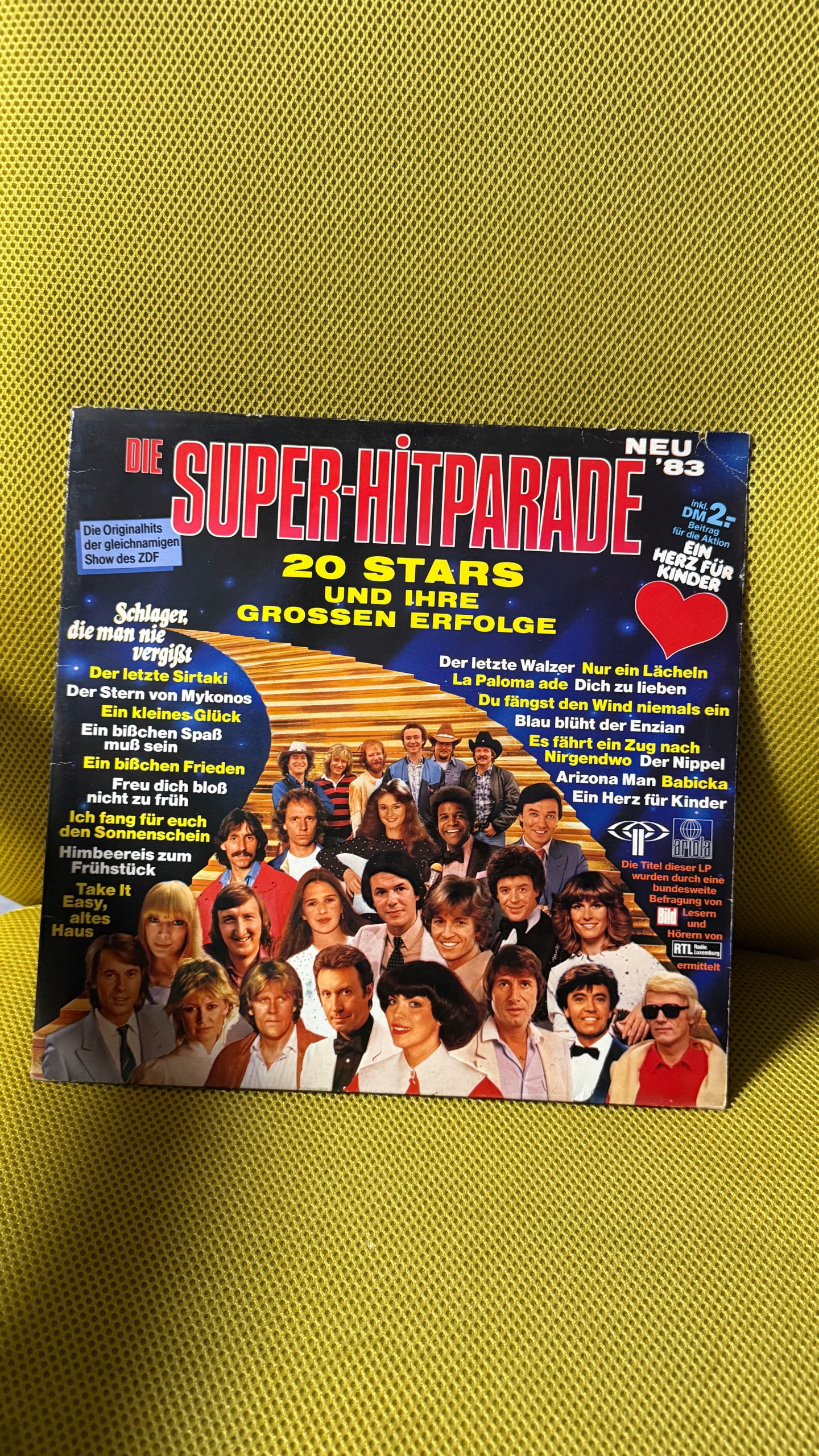 Płyta Winyl Die Super-Hitparade Neu '83 Ariola 20 Stars Roland Kaiser 1983