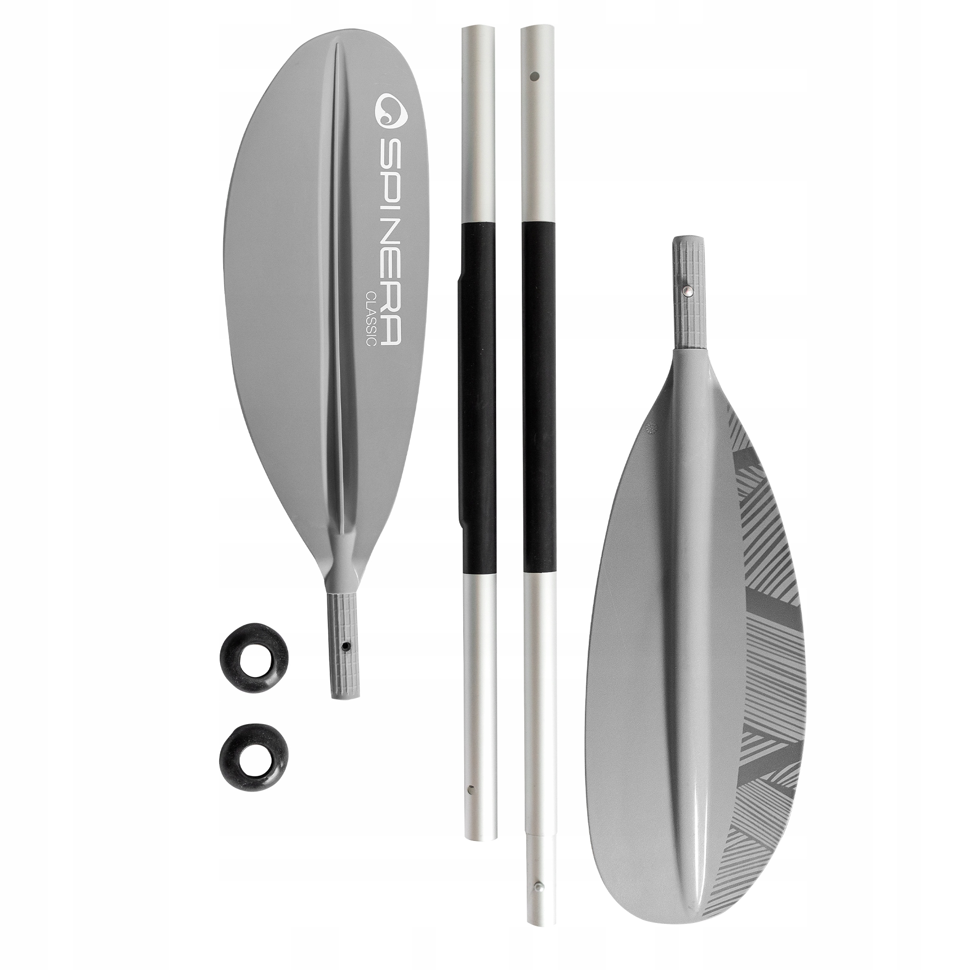 Spinera Wiosło Kajakowe Classic grey 4 elem. do 230cm Szare