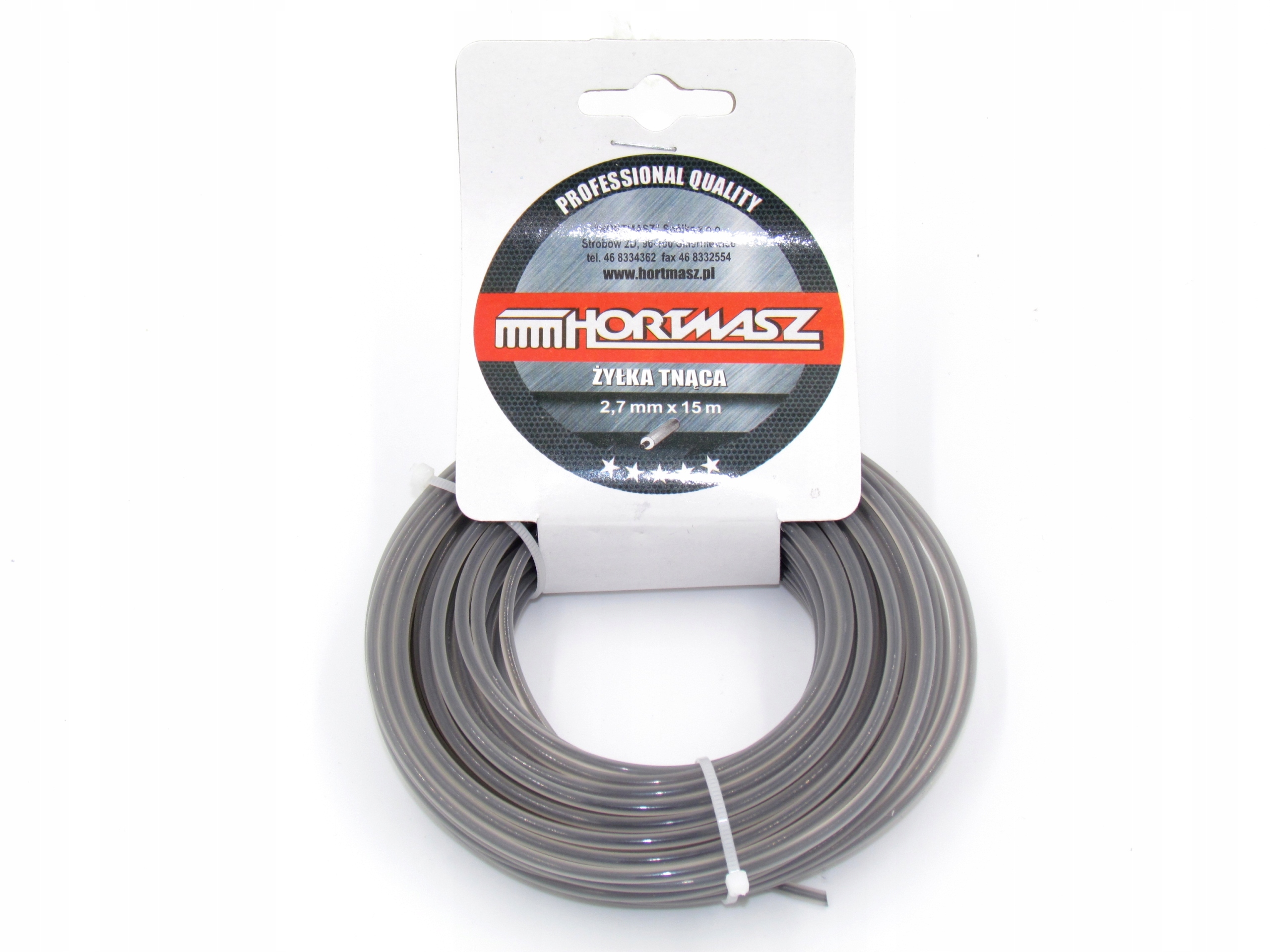 

Żyłka Tnąca Kosa Podkaszarka 2,7mm X 15M Duoline