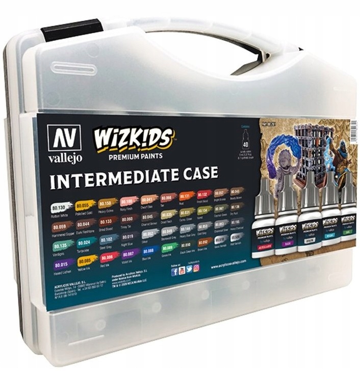 Zestaw Vallejo: 80.261 Wizkids Intermediate Case (40x8 ml)