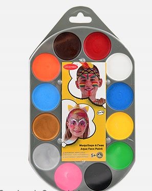 

farby do malowania Twarzy Zestaw farb Akcesor buzi