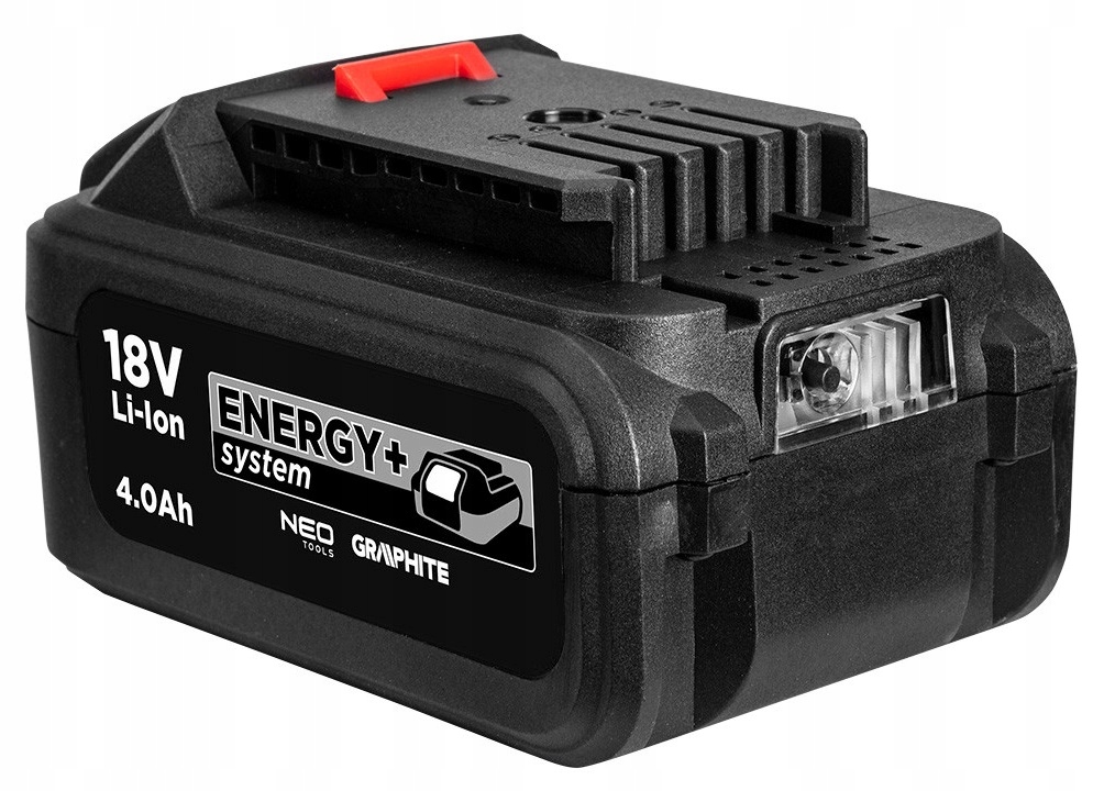 NEO Klucz udarowy akumulatorowy 1100Nm bezszczotkowy + 2 x AKU 4Ah Energy+ EAN (GTIN) 5907558495973