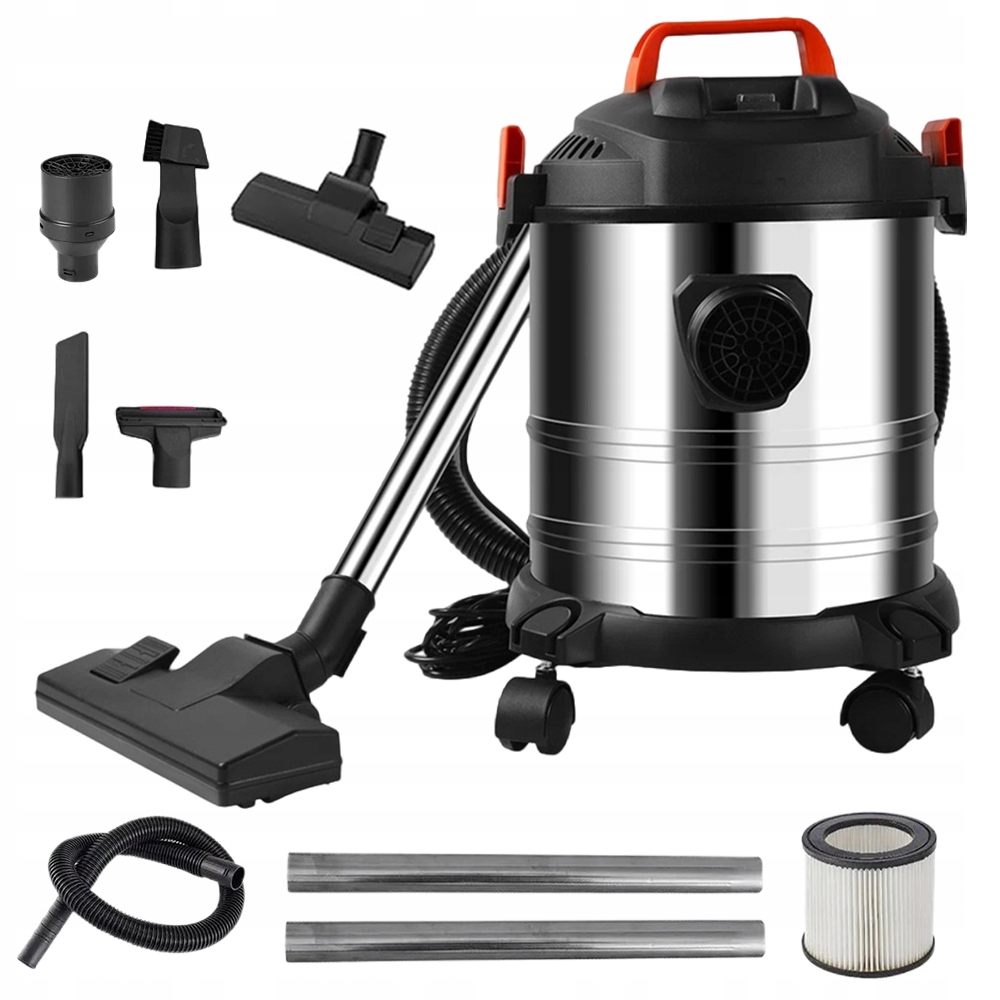 Vysavač 20 L 2000 W S Vysokým Sacím Výkonem A Hadicí 1.5 M