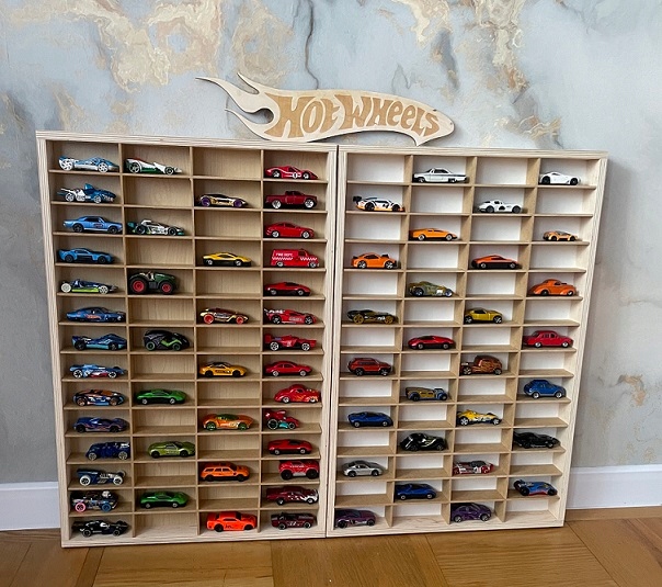 вертикальна полиця для іграшкових автомобілів табличка HOT WHEELS Марка інше