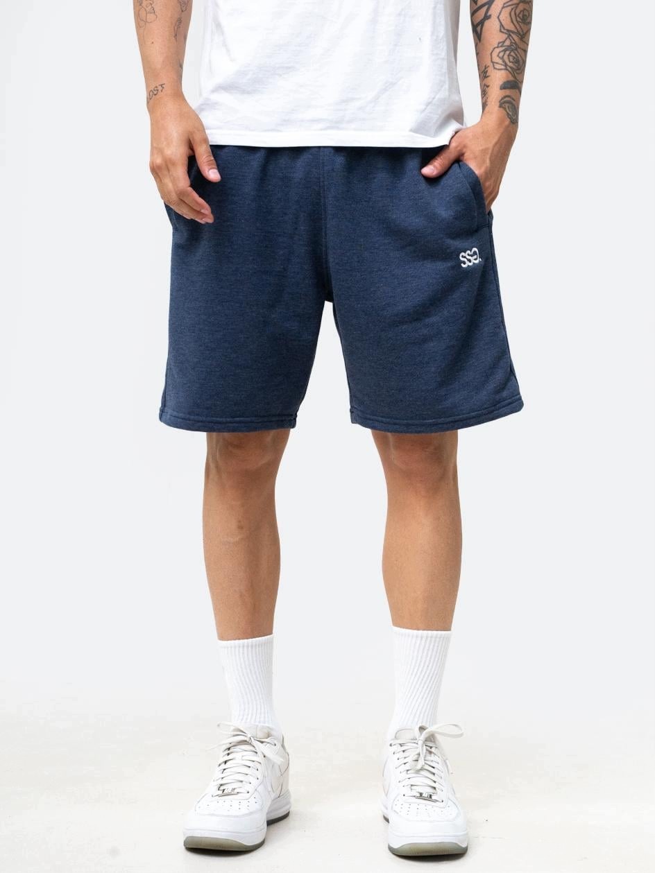 Krátké Kraťasy Tmavě modré Melanžové Ssg Small Classic L