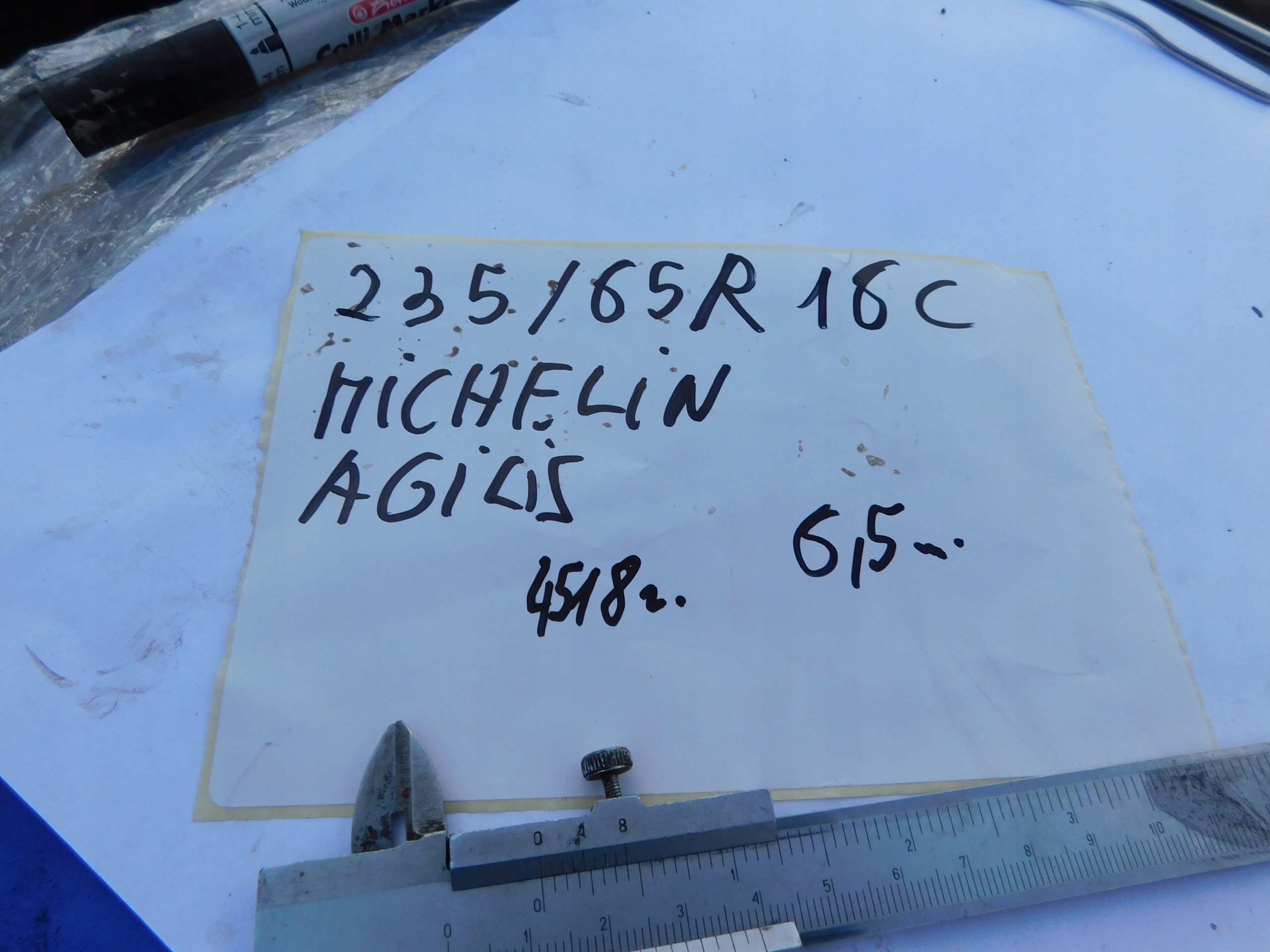 tyres summer 235/65/R16C MICHELIN Agilis Sprawne 2x6,5mm