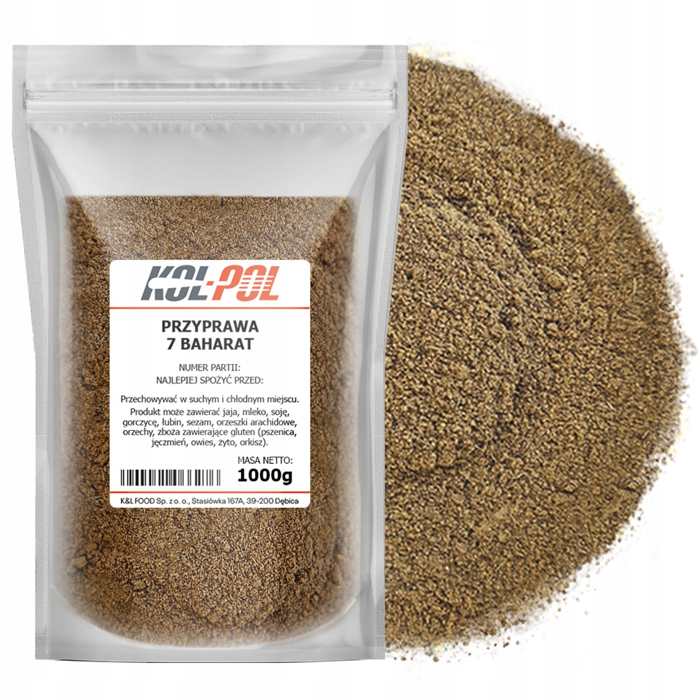 Koření 7 Příchutí Baharat 1 kg Orientální aromatická směs Kol-Pol