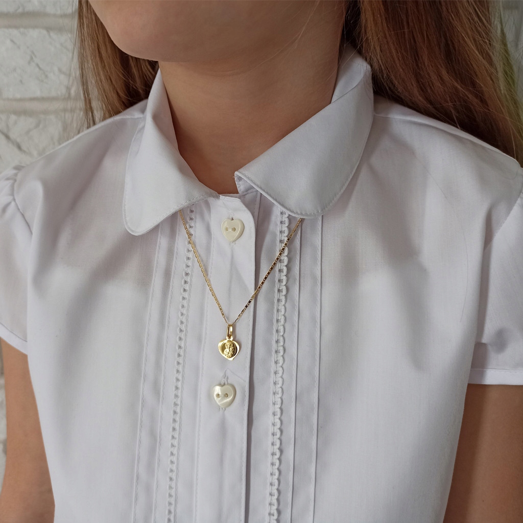 

Złoty Zestaw Komunijny Łańcuszek I Medalik 585