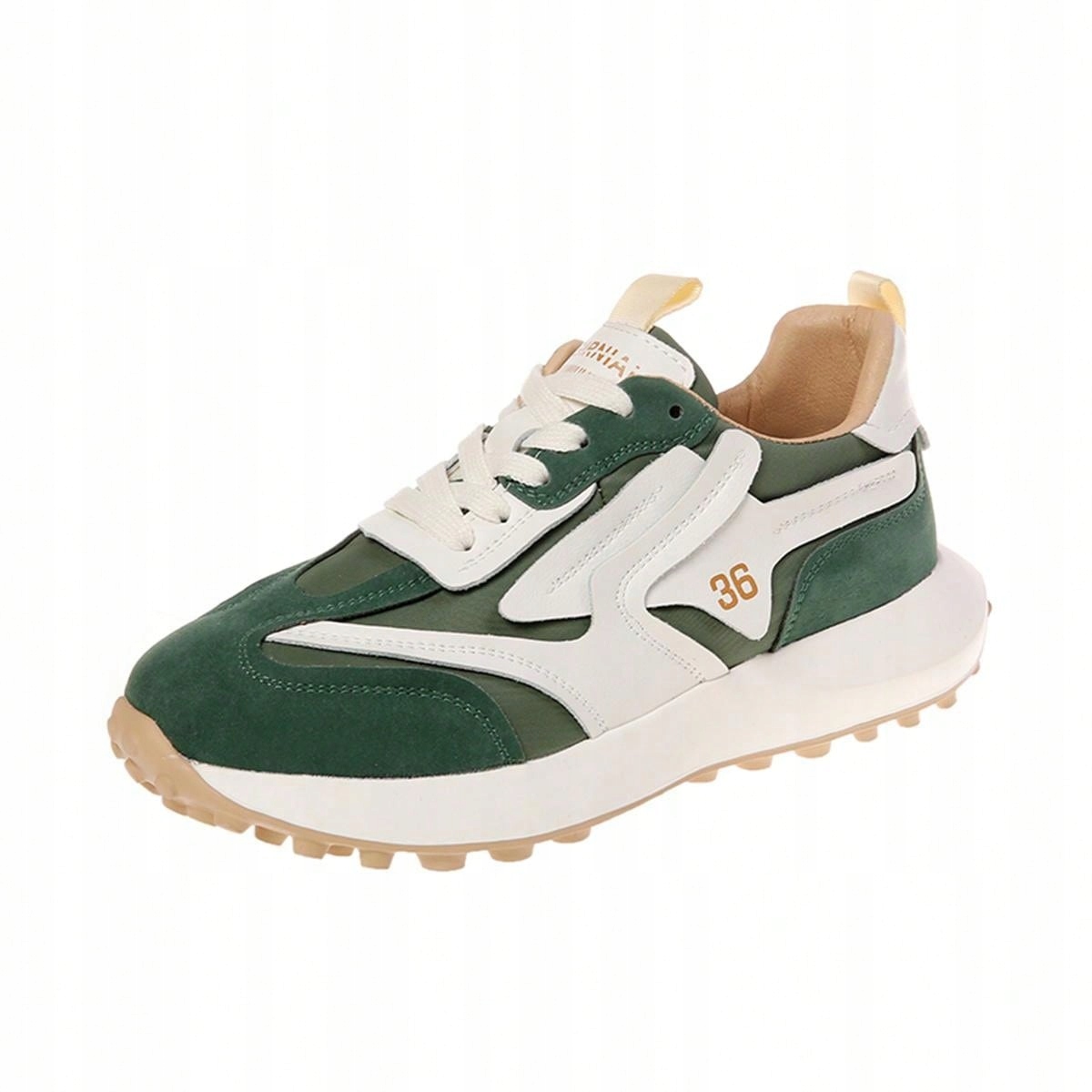 Dámské Boty Tenisky Se Šněrováním Zelené Shein 38 Eur