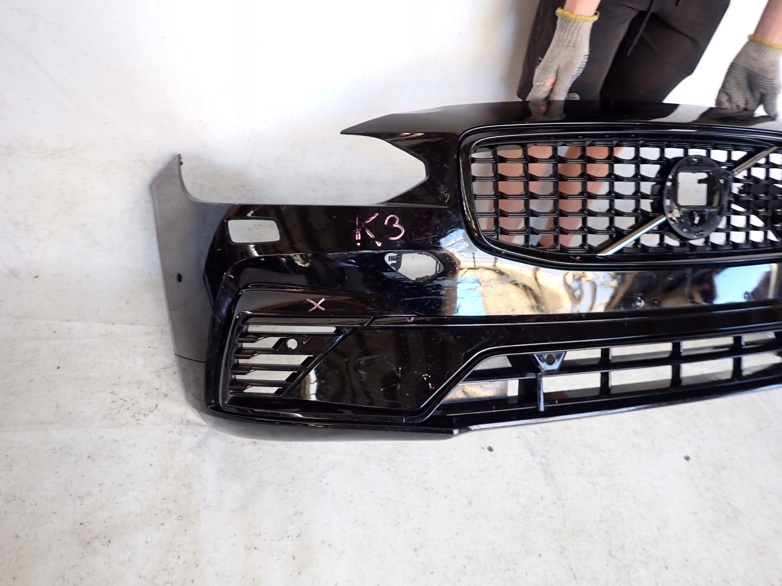VOLVO V90 S90 R design LIFT 20- bumper front front SPR 6XPDC 31383226