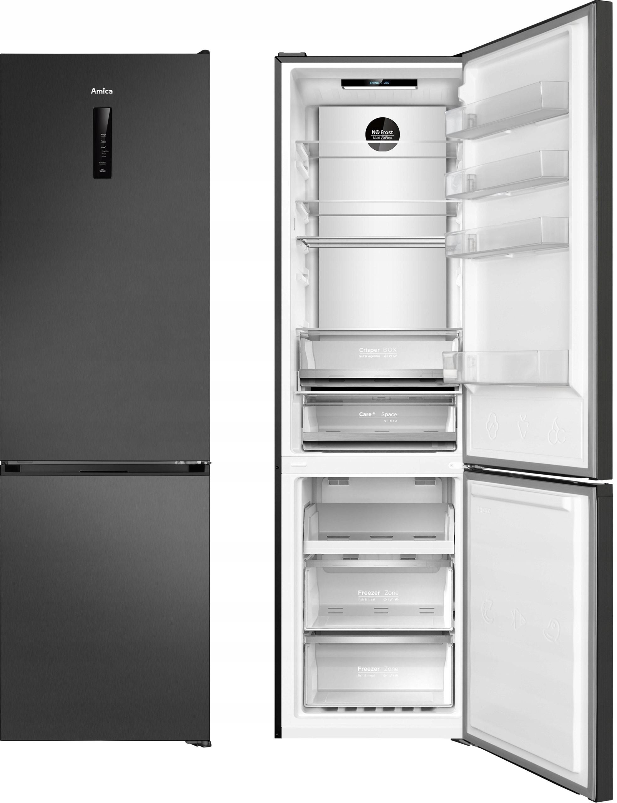 Lodówka dwudrzwiowa Amica FK3706T.2DFZXC (D)