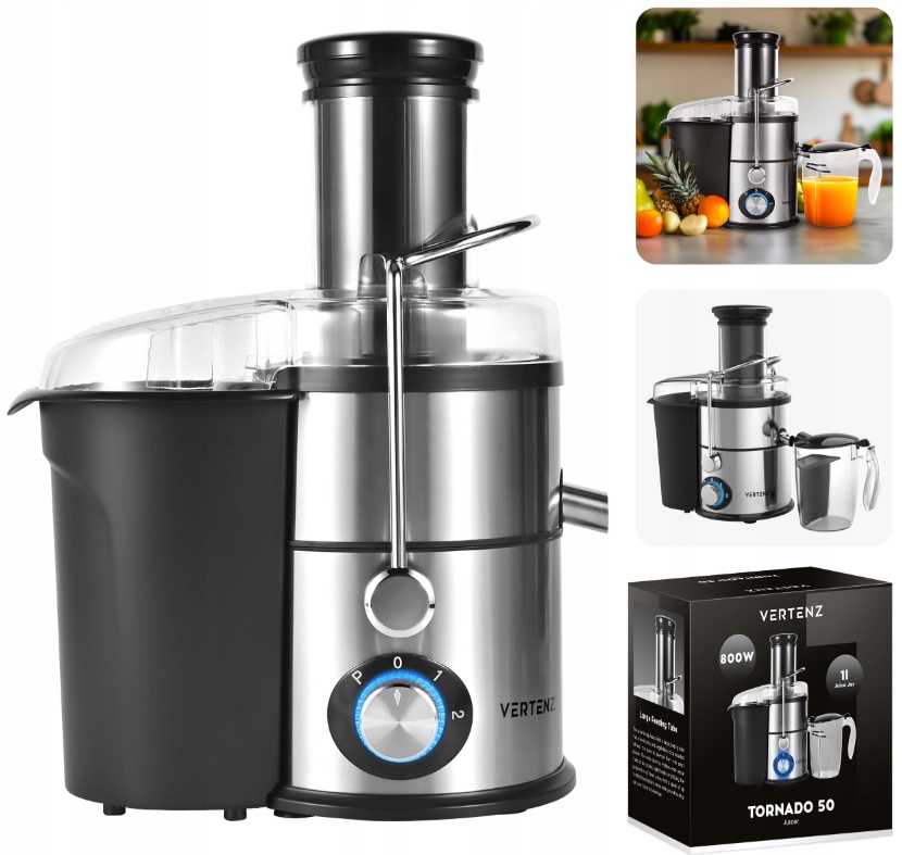 Vysokootáčkový odšťavňovač Vertenz Tornado 50 1900 W, Separátor Pěny 85 mm