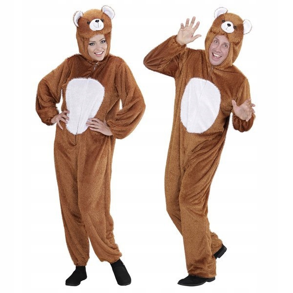 Kombinéza Medvěd Hnědý Převlek Karneval XL