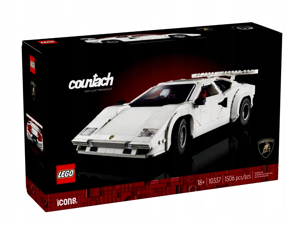 Nové Originální Lego 10337 Icons Lamborghini Countach 5000 Quattrovalvole