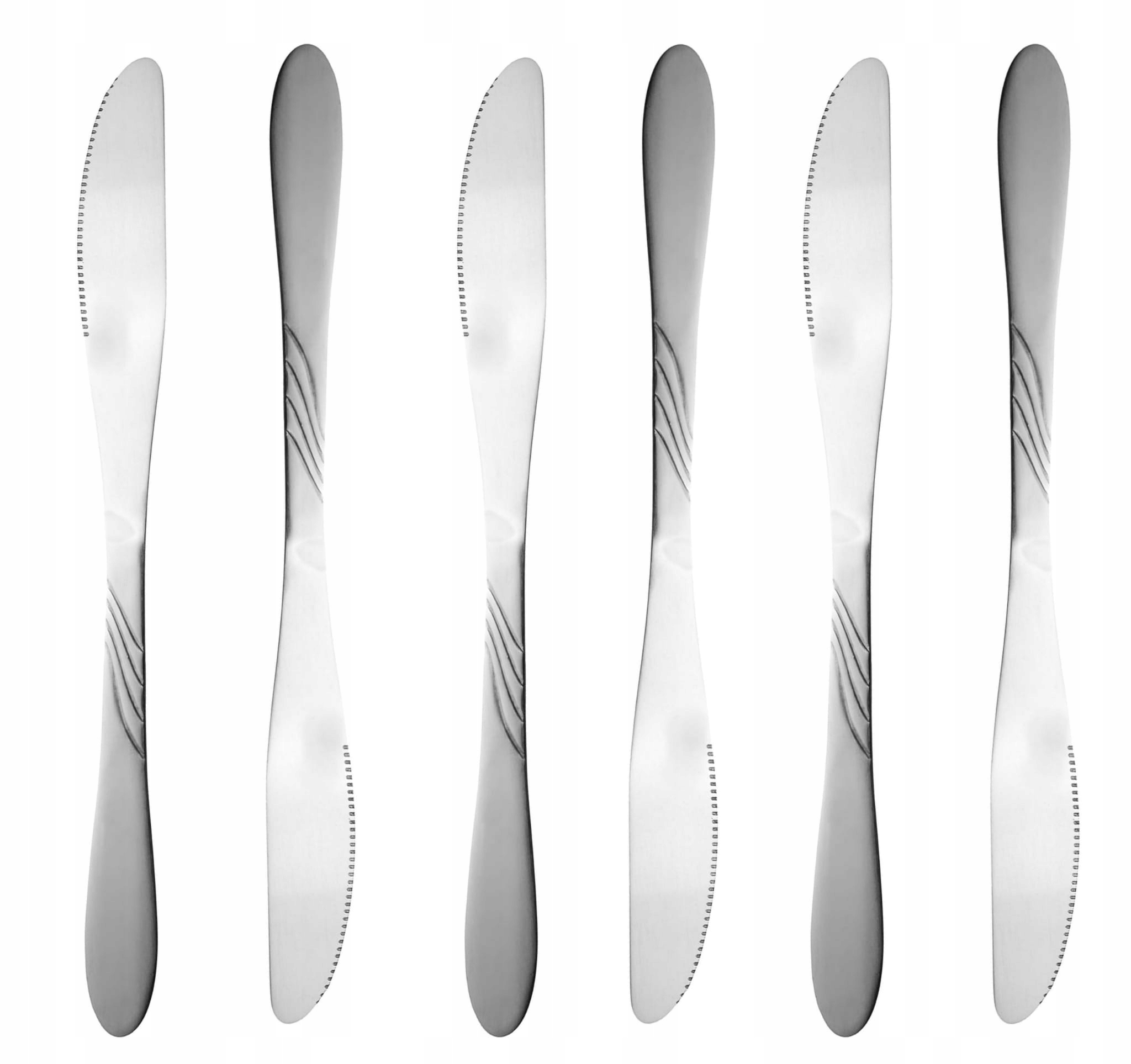 NOŻE STOŁOWE NÓŻ STOŁOWY 21cm SZTUĆCE KPL 6 SZT