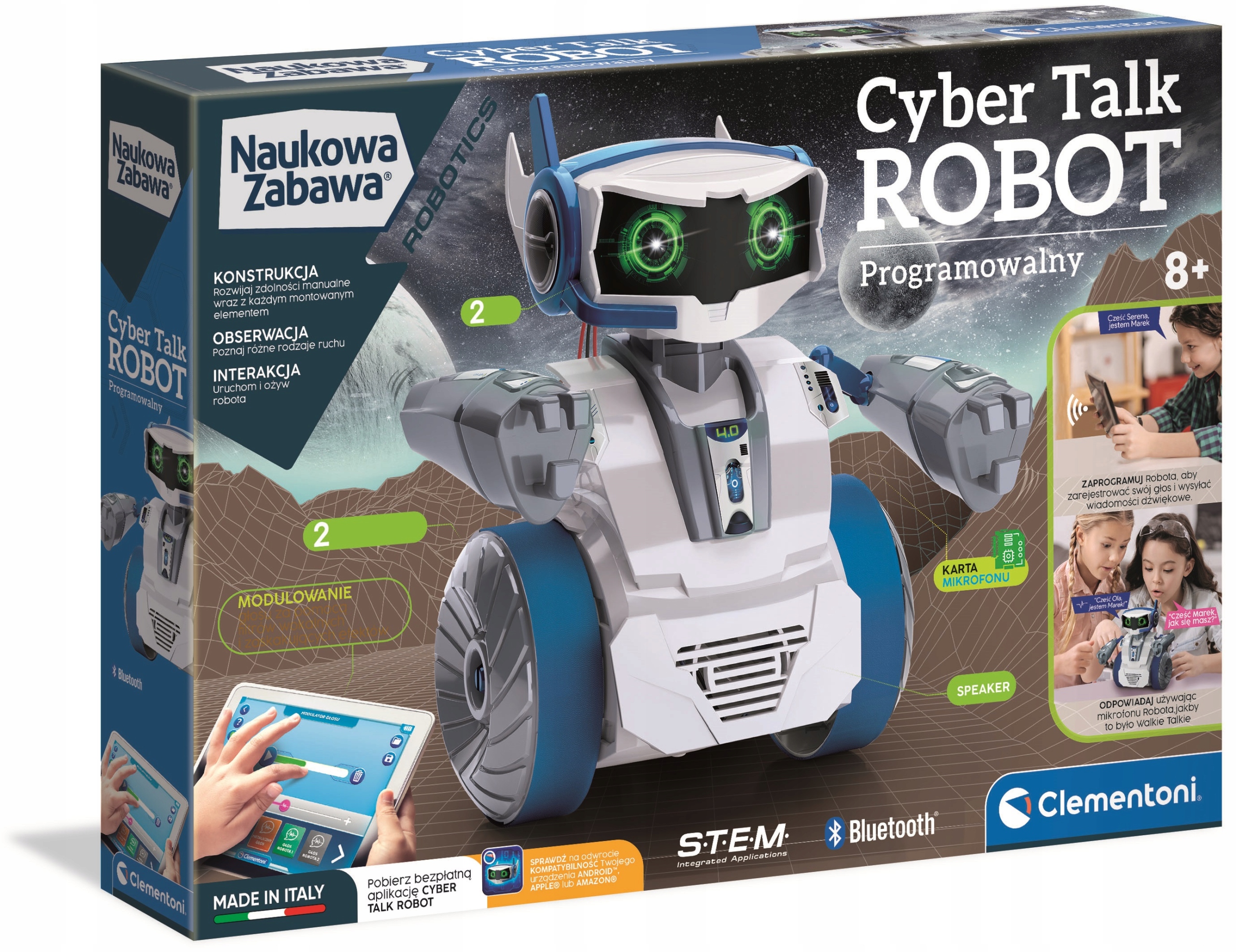 

Clementoni Edukacyjny Mówiący Cyber Robot 50122