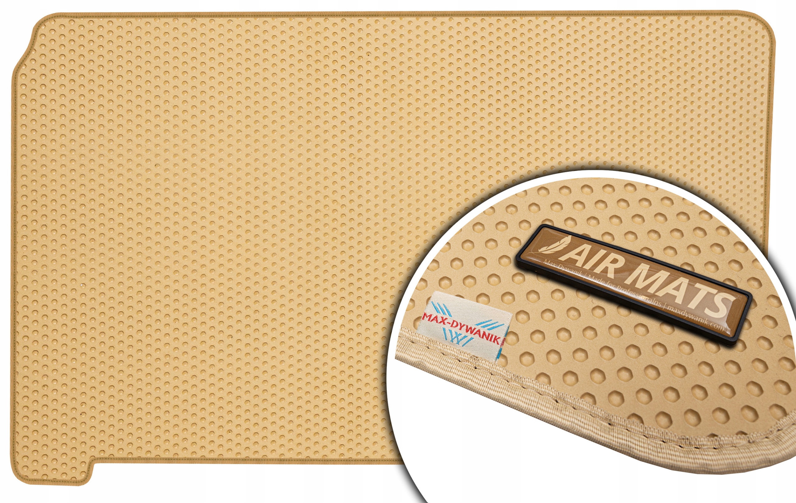 Fiat Qubo III Kombivan 2008-2020 Béžová rohož do kufru Eva Air Mats