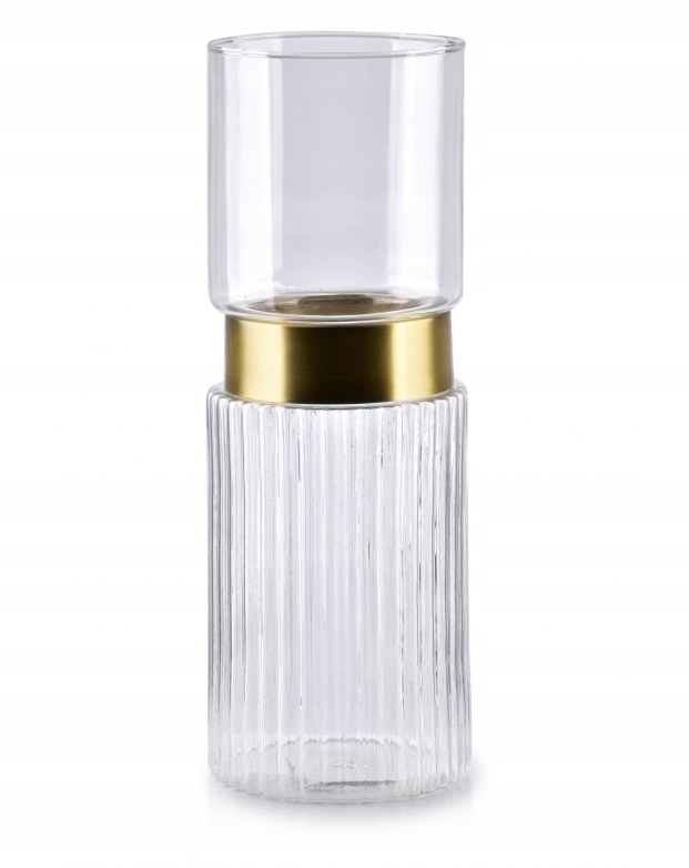 Svícen Serenite Clear 10x10x28.5 cm 7500