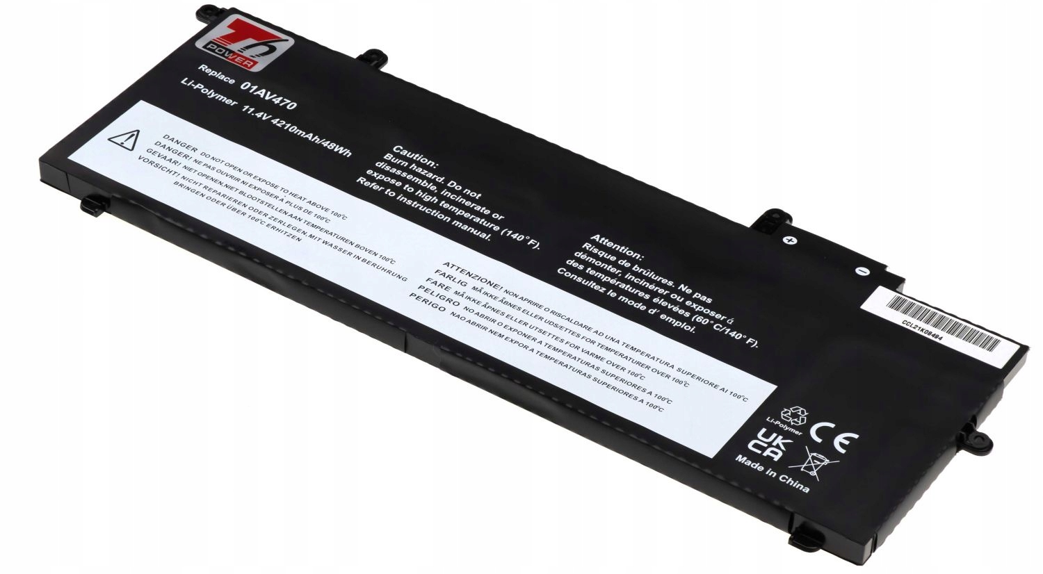 Baterie T6 Power pro notebook Lenovo 01AV471