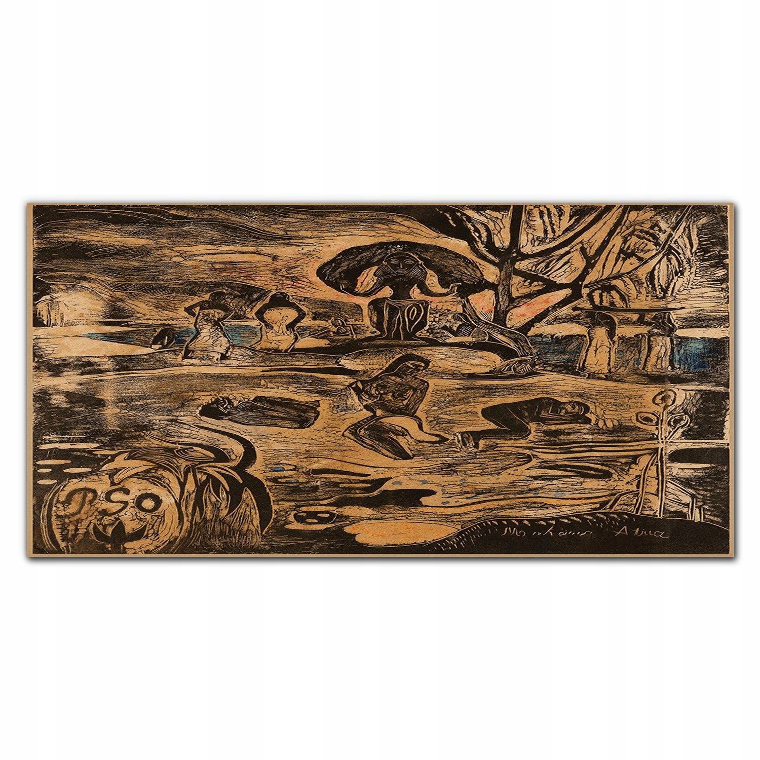 Foto-obraz na plátne Mahana atna Gauguin 140x70