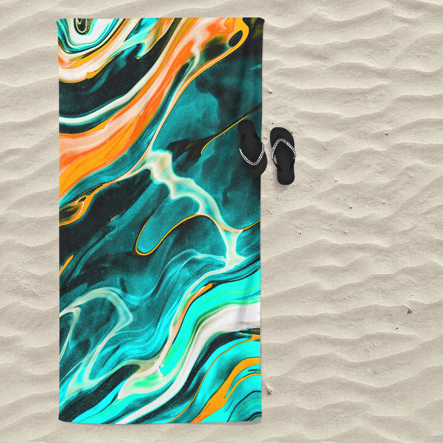 RĘCZNIK PLAŻOWY KĄPIELOWY DUŻY SZYBKOSCHNĄCY 70x140 BASEN PLAŻA Średnica/szerokość 70 cm