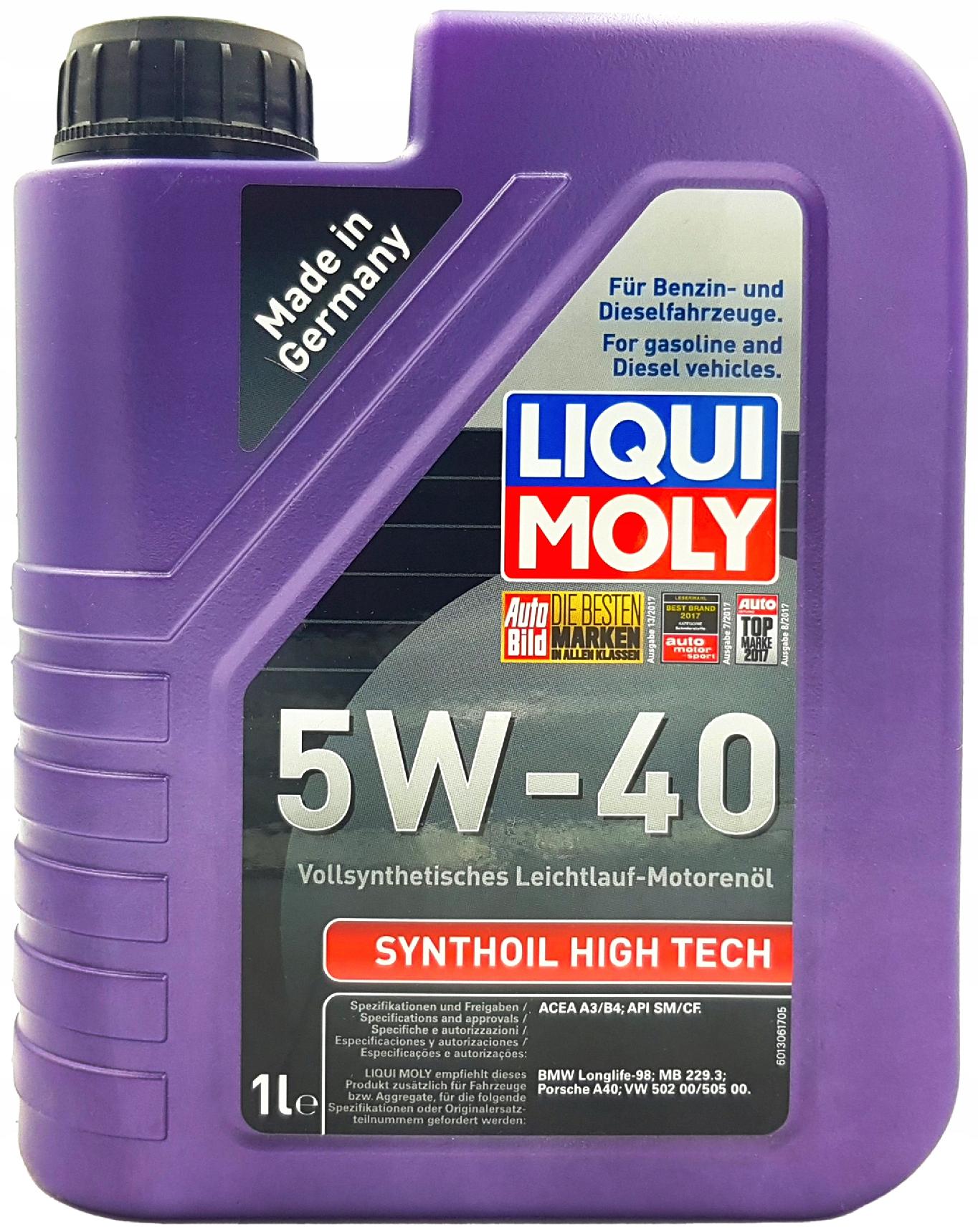 

Liqui Moly Olej Synthoil High Tech 5W-40 1L 1855