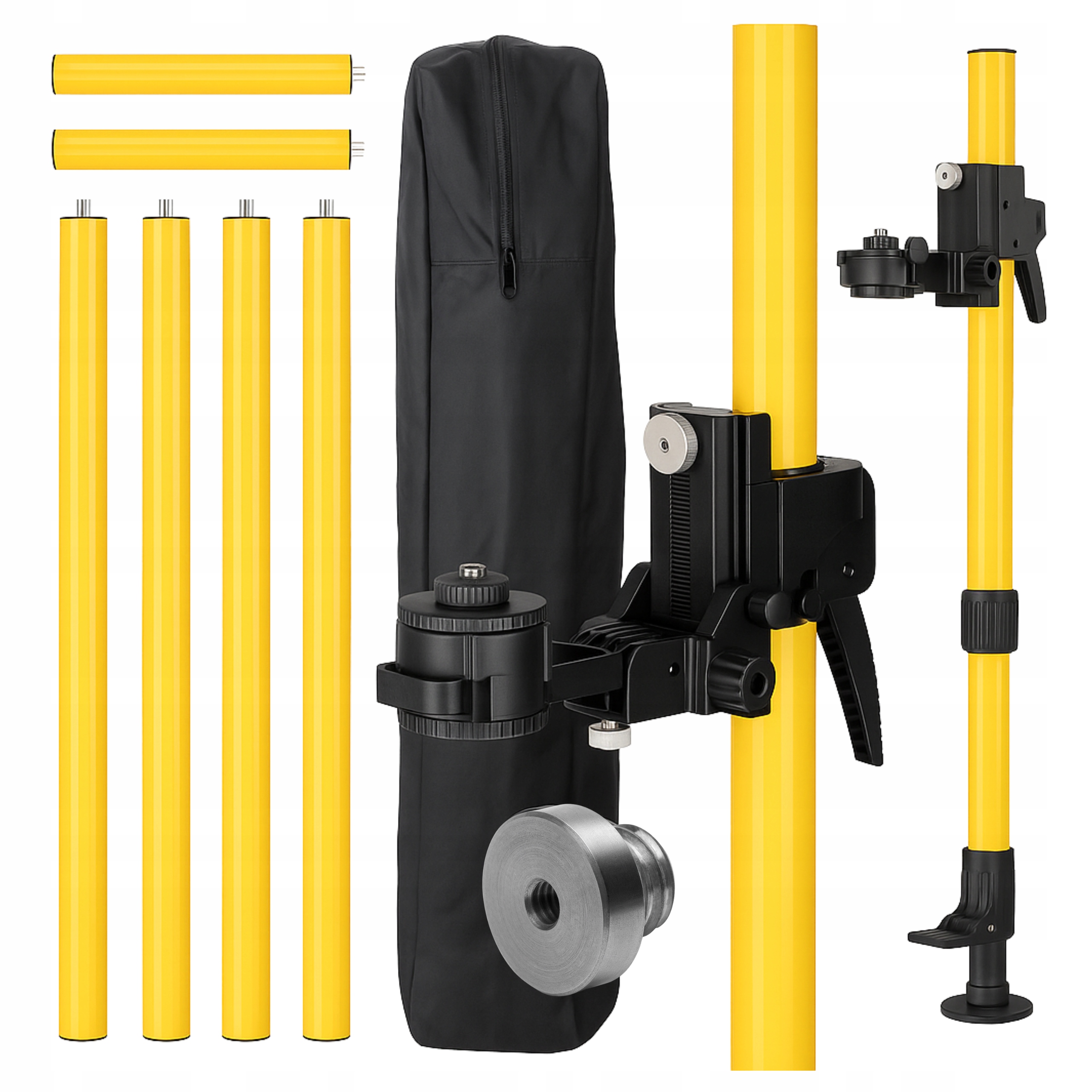 Rozpěrný Stativ pro Laser Teleskopický 104-420 cm s adaptérem pro Skosování
