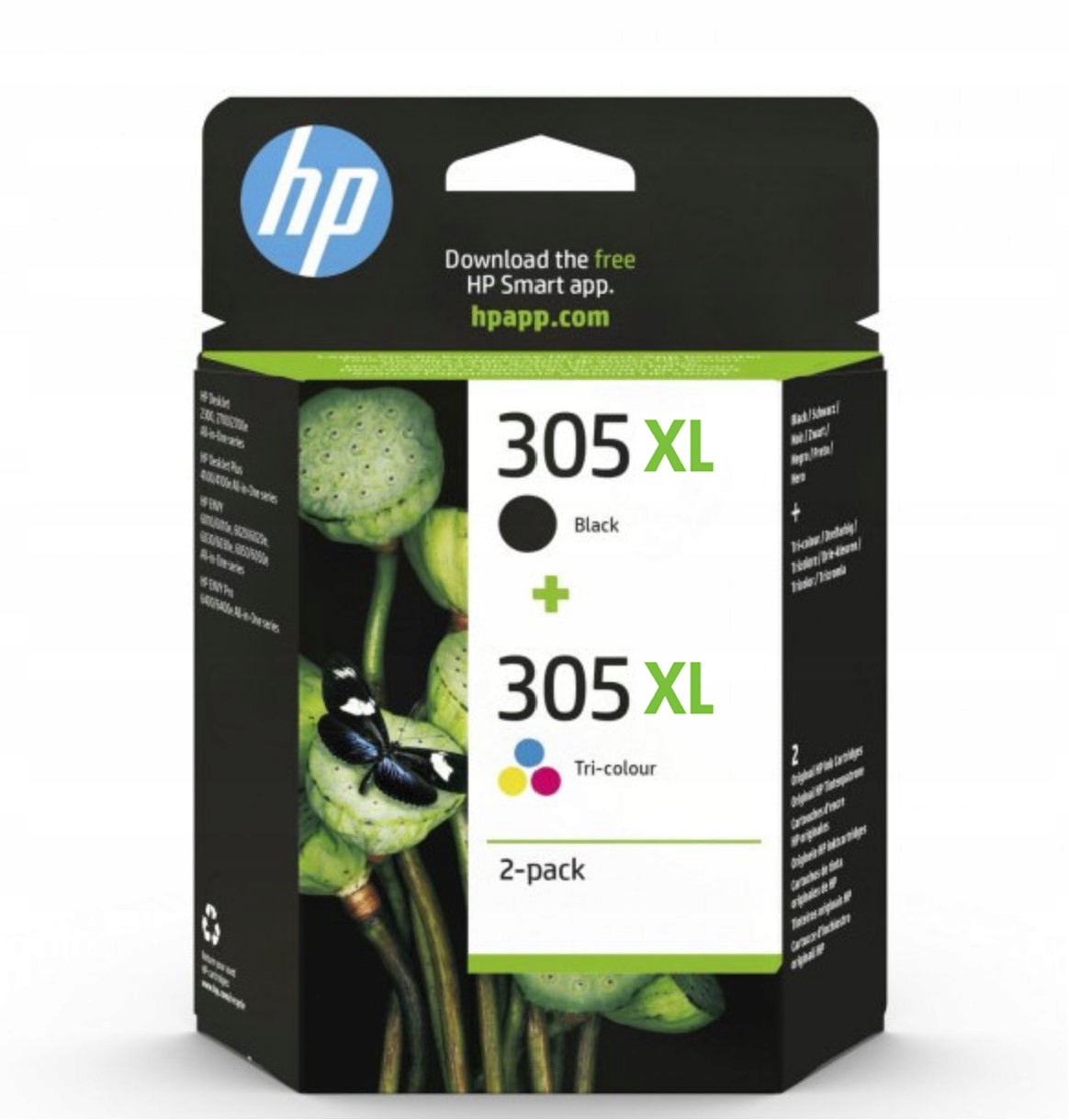 N Komplet do Hp, 305xl, DeskJet 2320, 4122, 2710e, zestaw czarny kolor