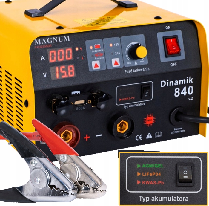 Invertorový usměrňovač Dinamik 840 V2 AGM/GEL/LiFePO4 12V/24V Magnum
