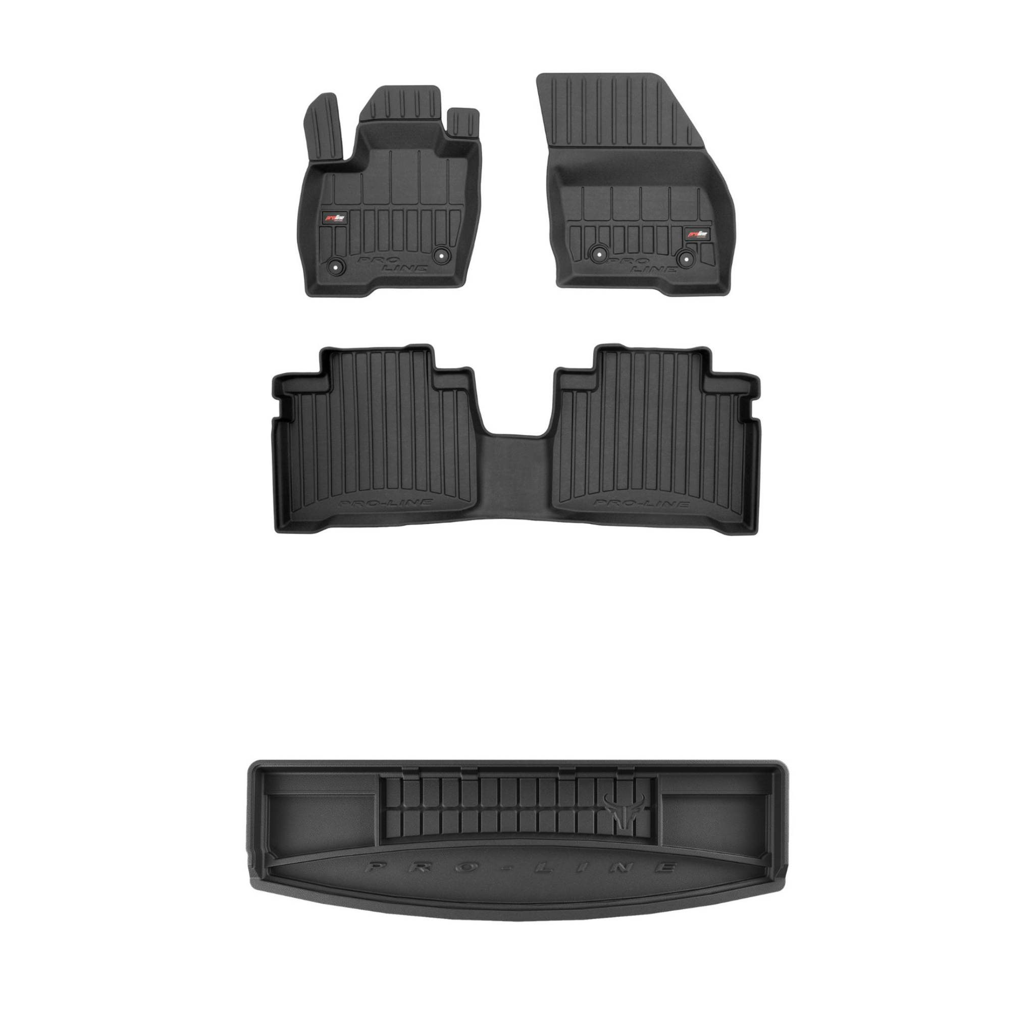 Sada gumových kobercov a rohoží pre Ford S-Max II 2014-2023