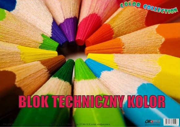 Blok Techniczny A4 Kolor SDM