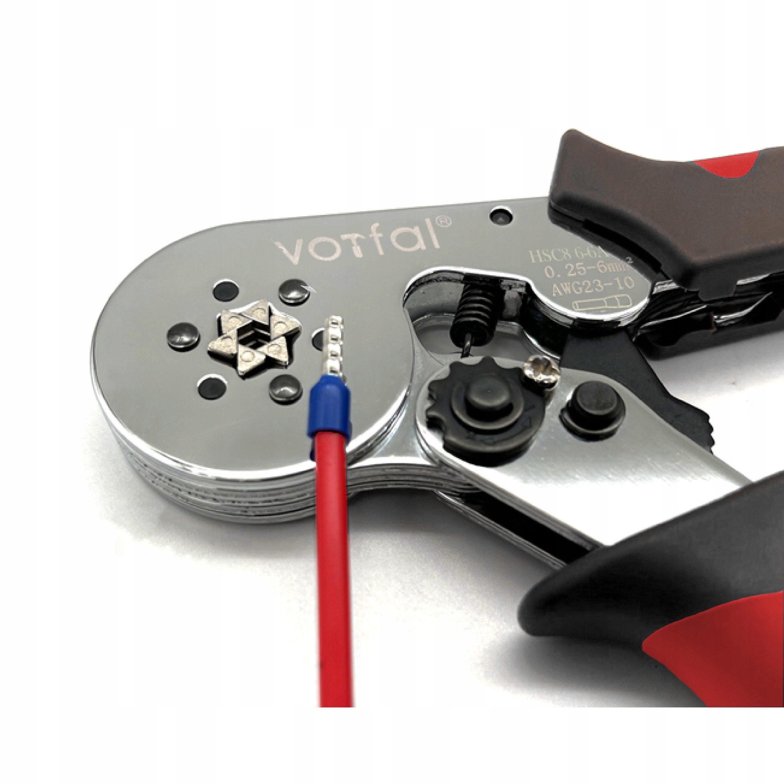 ZACISKARKA PRASKA TULEJEK DO KABLI SZEŚCIOKĄTNA Waga produktu z opakowaniem jednostkowym 1.2 kg