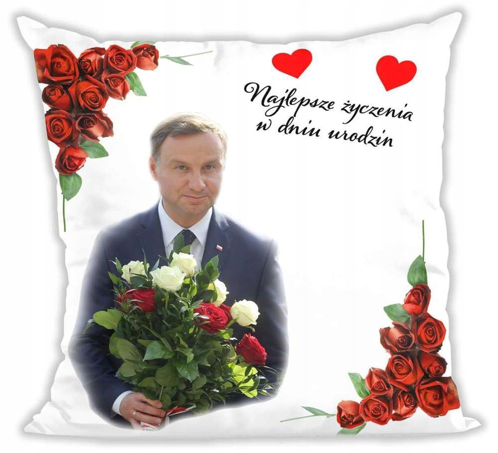 

Poduszka Pis śmieszna zabawna na urodziny