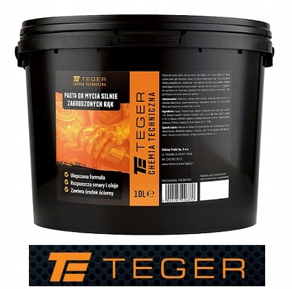Паста для мытья сильно загрязненных рук 10л TEGER