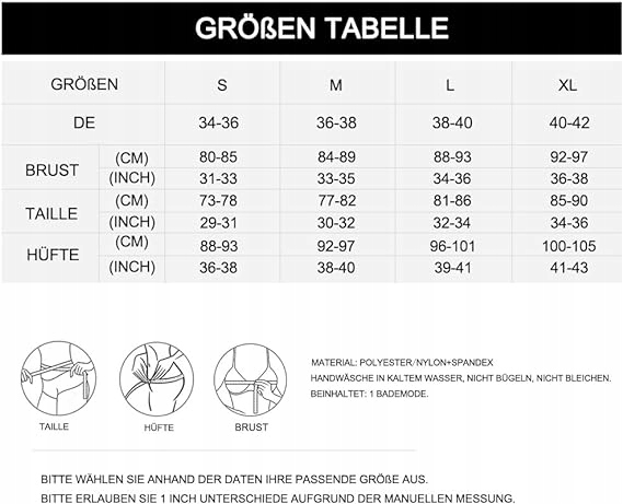 RXRXCOCO DAMSKI KOSTIUM KĄPIELOWY WYSZCZUPLAJĄCY BRZUCH PUSH UP BEZ PLECÓW Materiał dominujący nylon