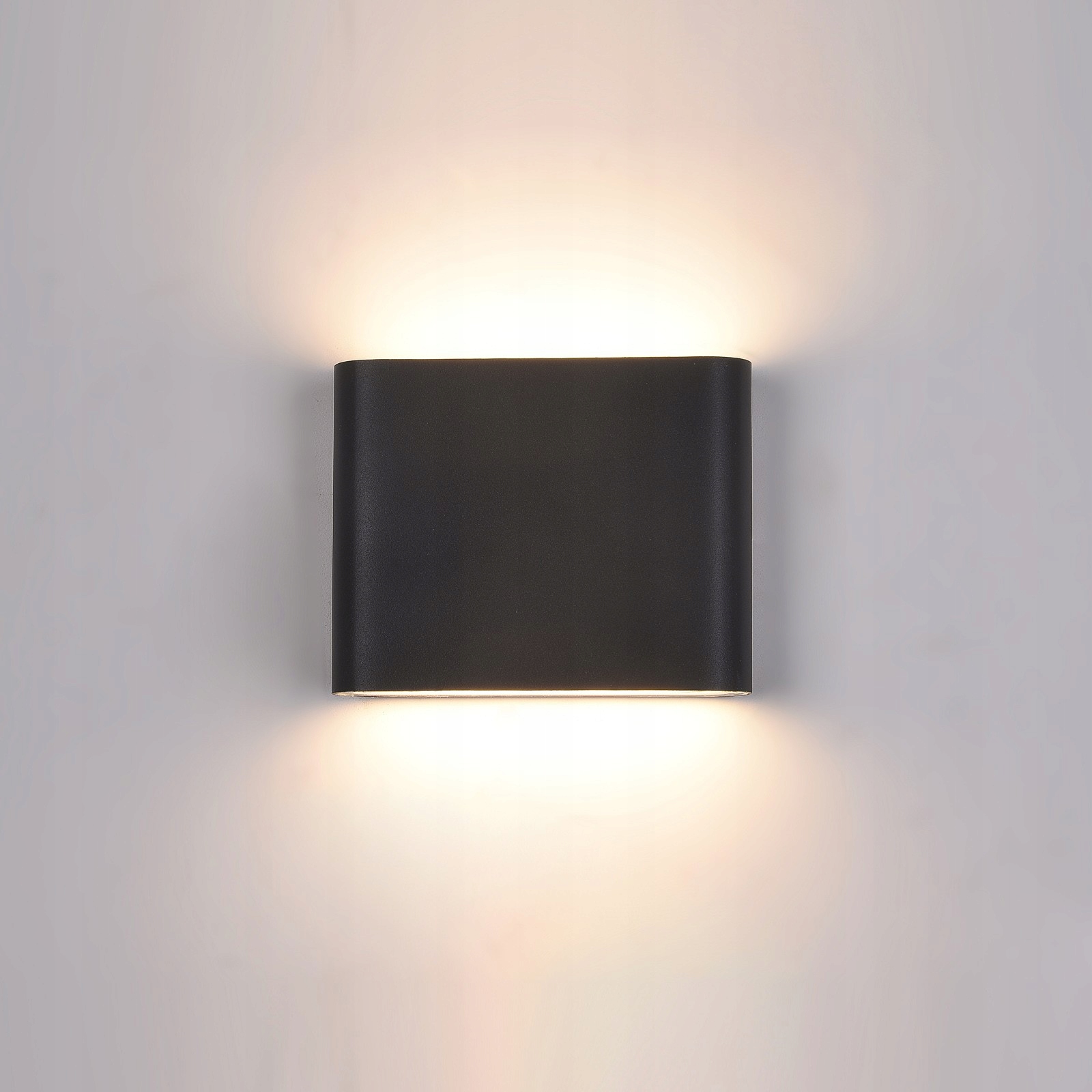 Romano Zahradní nástěnné svítidlo Černé Moderní Led 6W 3000K 360lm IP54