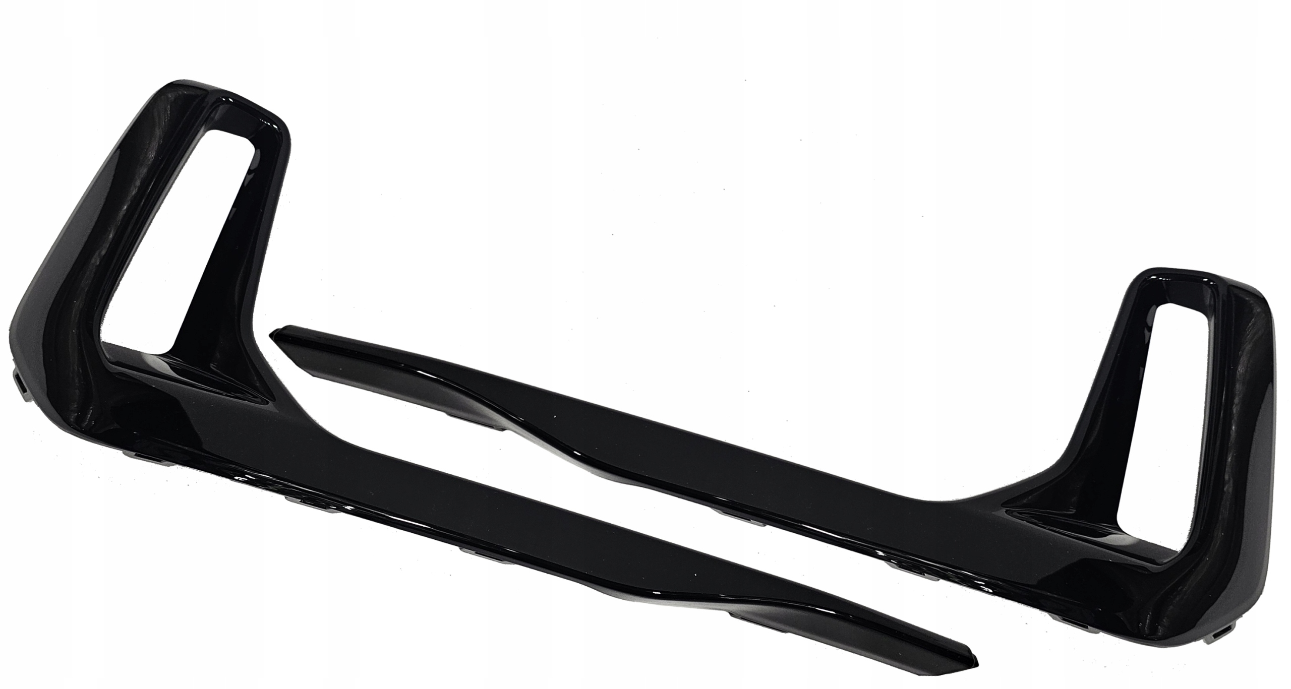 Lišta Mřížky Předního Nárazníku Audi A6 C8 4K Lift S-line Černá Levá Pravá 23-