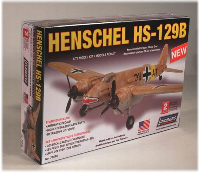 Model Na Slepení Lindberg Heinkel MS-129B