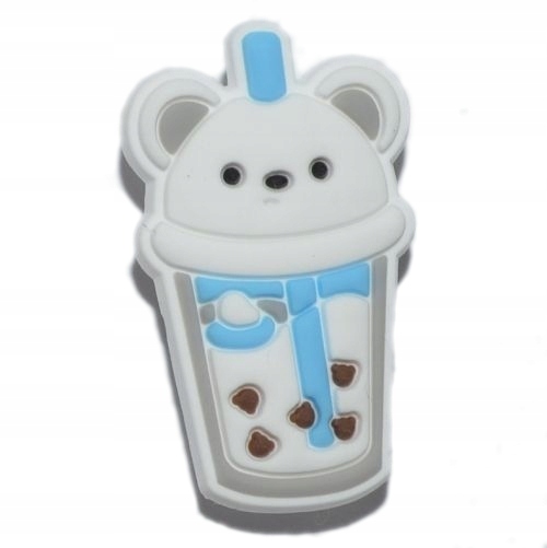 

Food - Przypinka do butów - Bubble tea miś - 4475