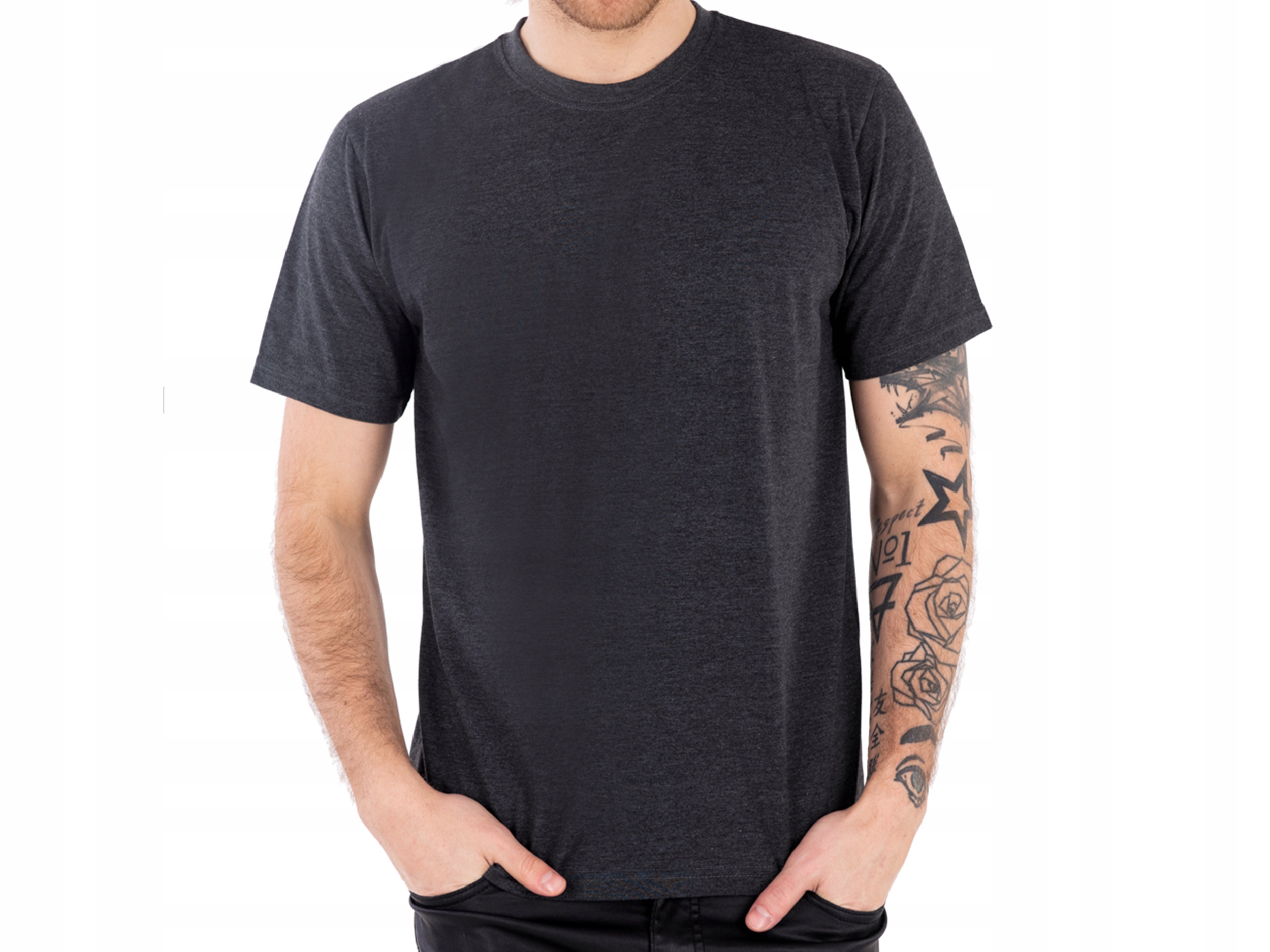 

Koszulka T-shirt męski Aleksander antracyt L
