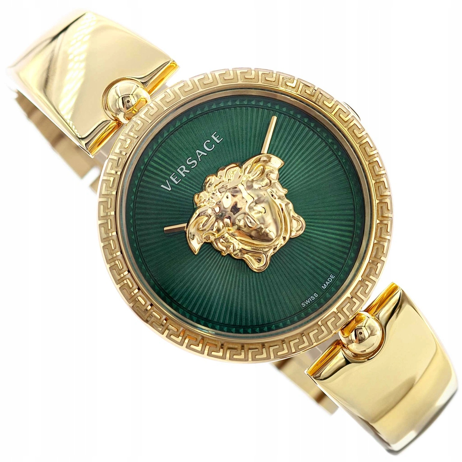 Damski Zegarek Versace VECQ03425 Palazzo Gold Złoty