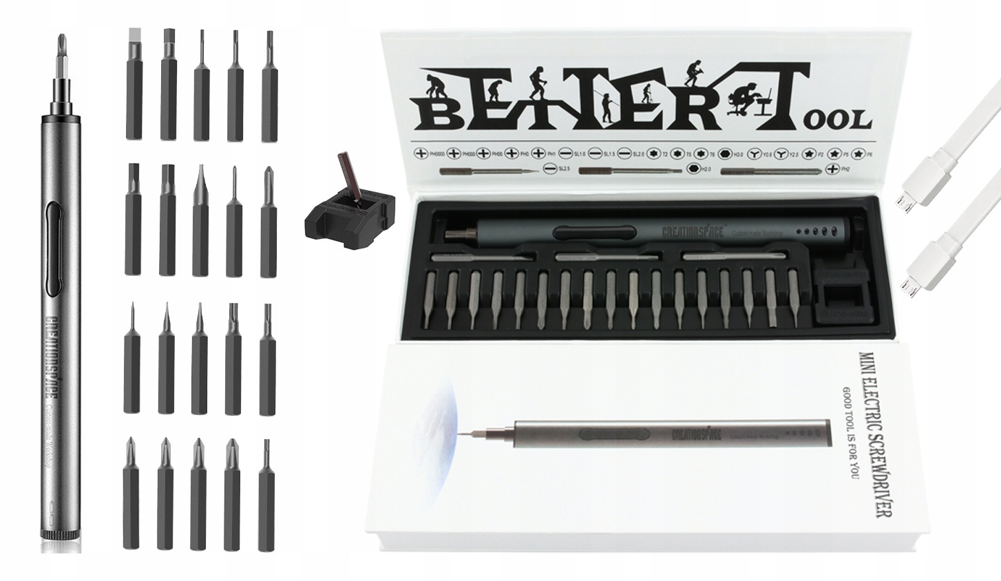 Elektrický Přesný Šroubovák CS02D Led