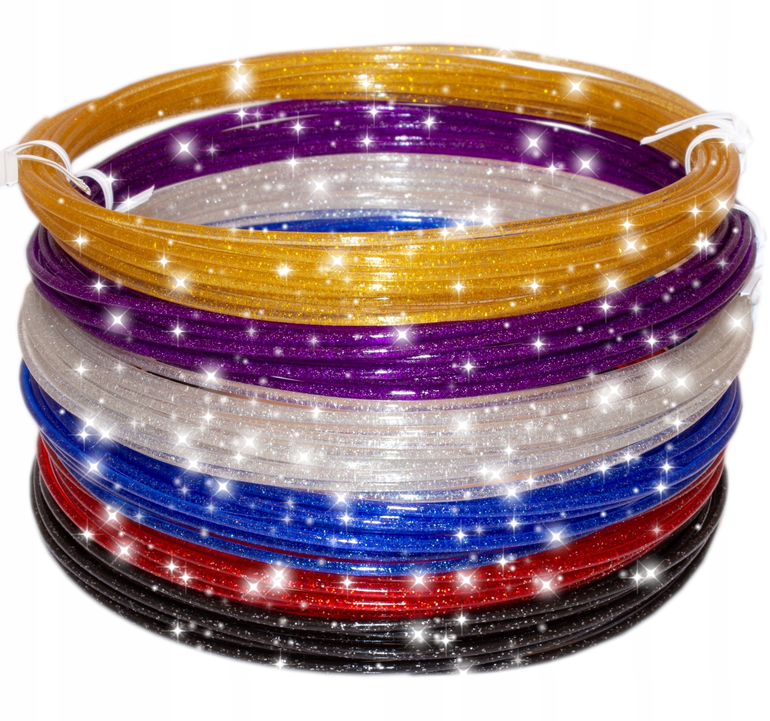 

Wkłady do długopisu 3D Pla 1,75mm 6 sztuk Brokat