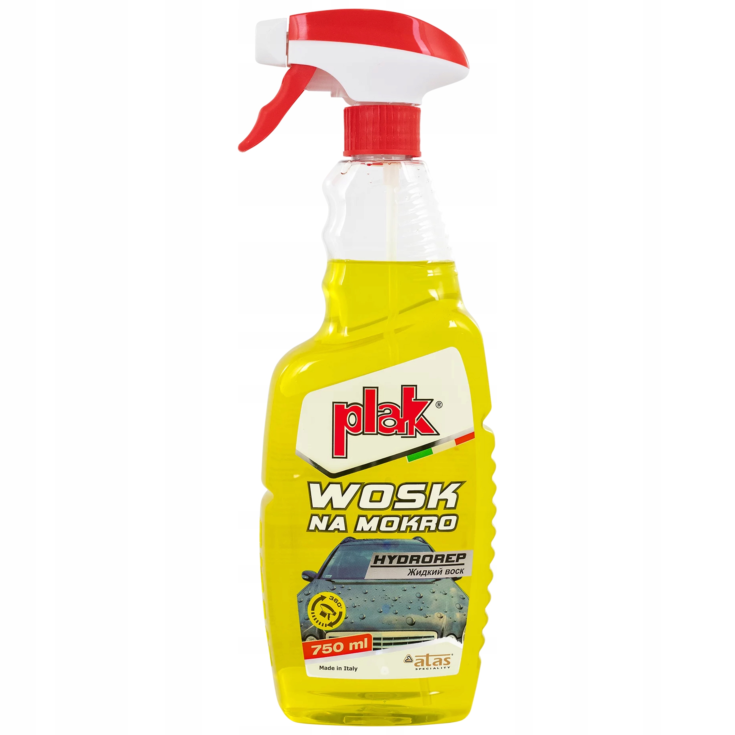 Wosk na mokro 750ml Plak Hydrorep + Ręcznik z mikrofibry 60x90cm K2 Flossy Producent Plak