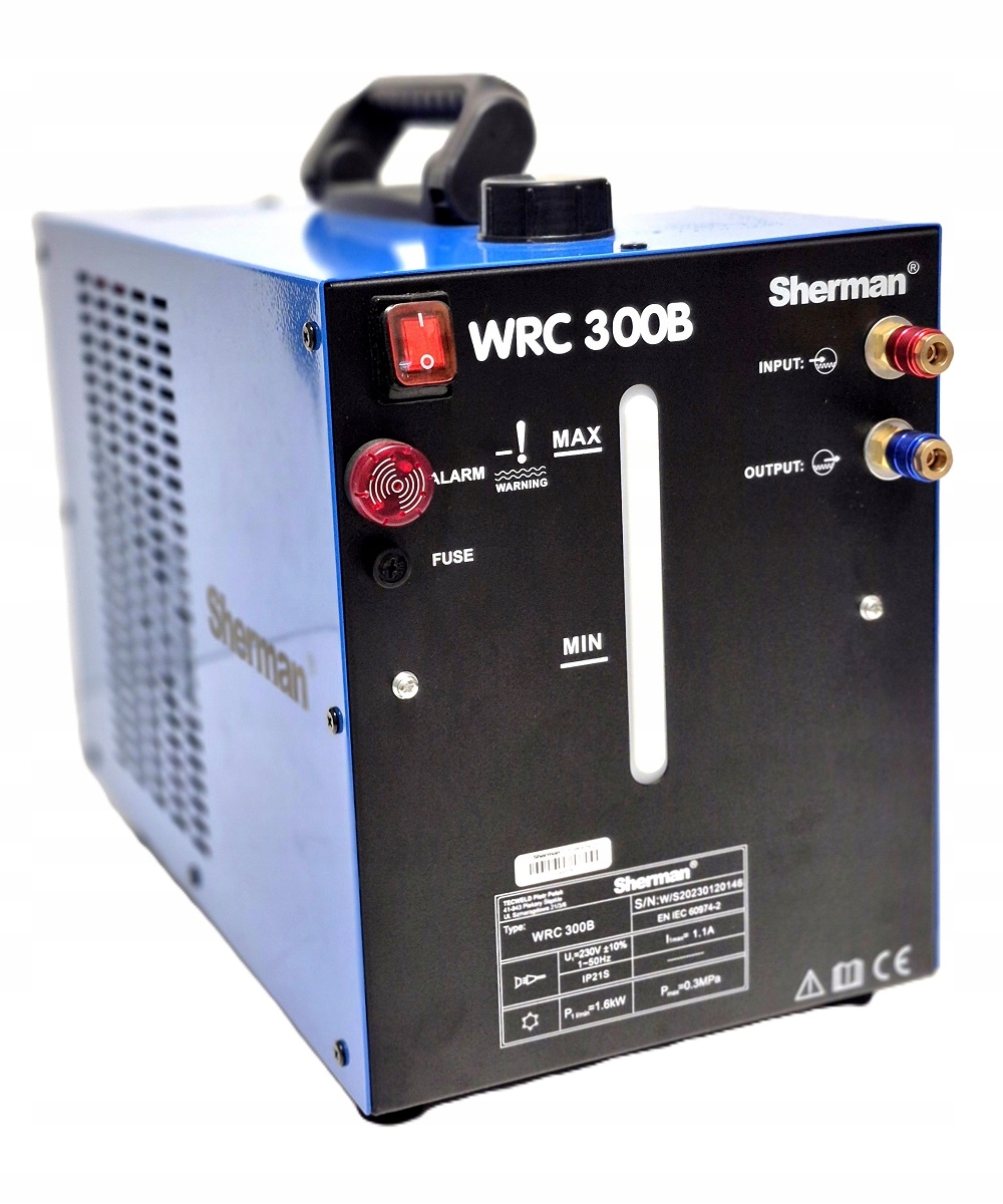 Chłodnica do spawarek Wrc 300B z alarmem Sherman