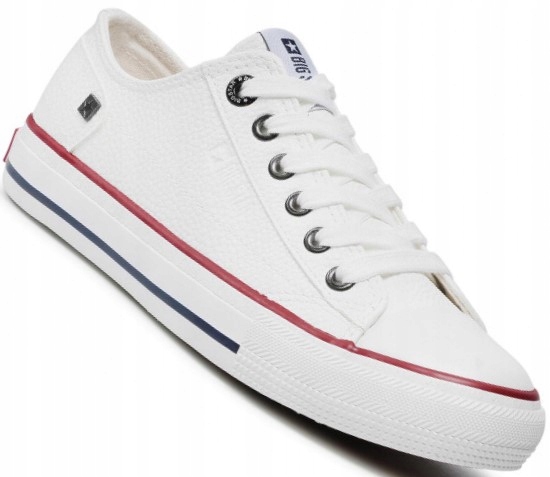 

Trampki Big Star białe ekoskóra II274001 r39