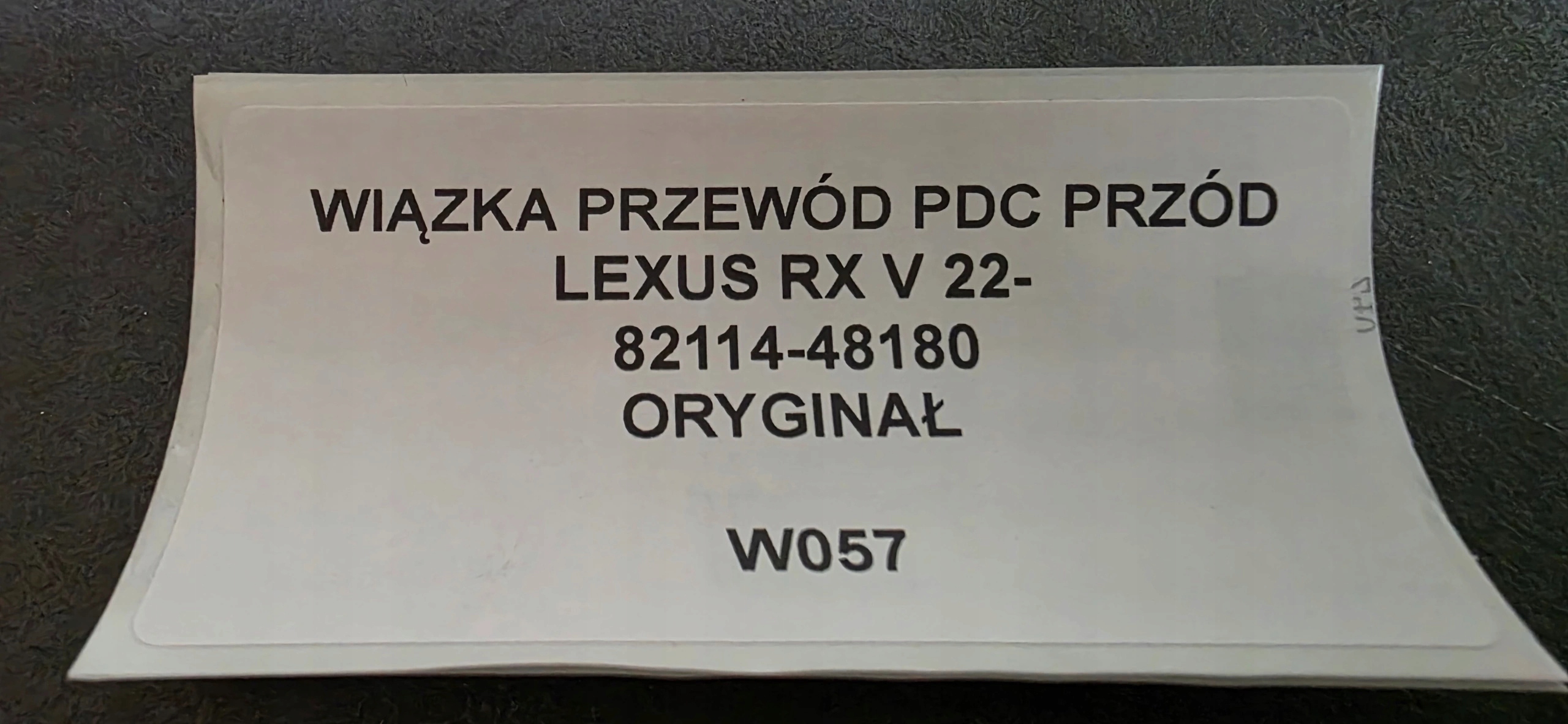 bundle wiring PDC front LEXUS RX V 22- original 82114-48180