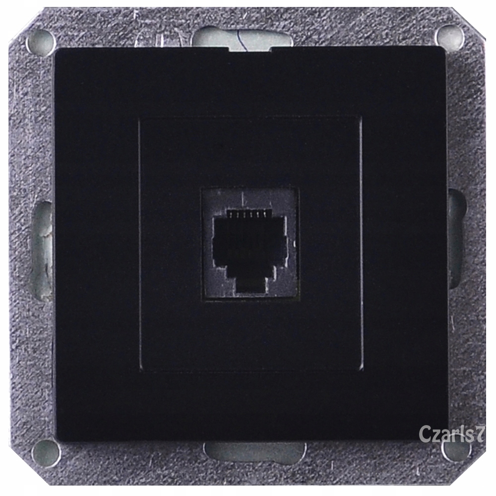 

Gniazdo Telefoniczne 4-PIN Premium Czarny Mat