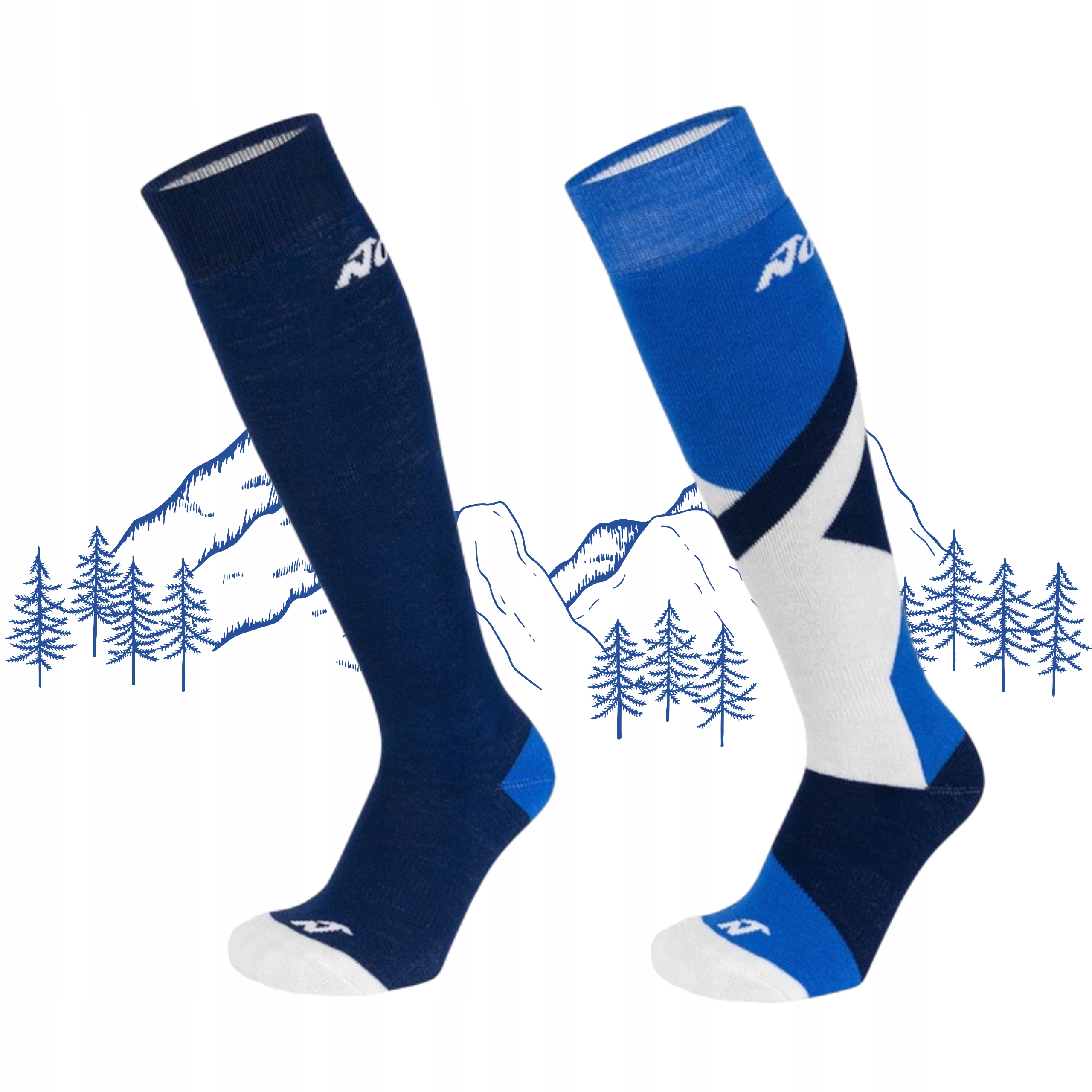 Dziecięce Skarpety Narciarskie Nordica Multisports Winter 2 Pary Ski 31-34